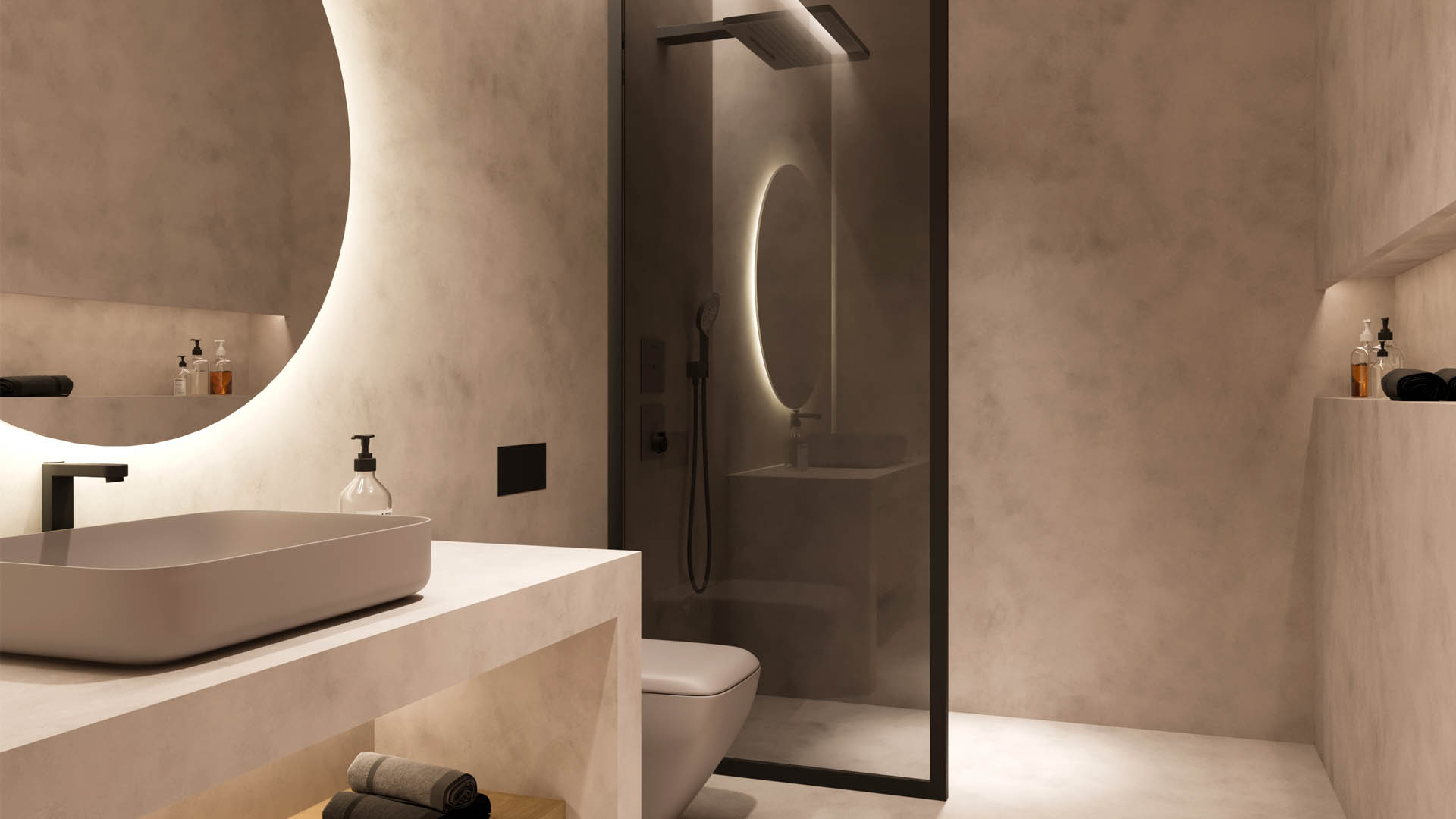 Baño Obra Nueva VillaSol Torre del Obispo Lorca